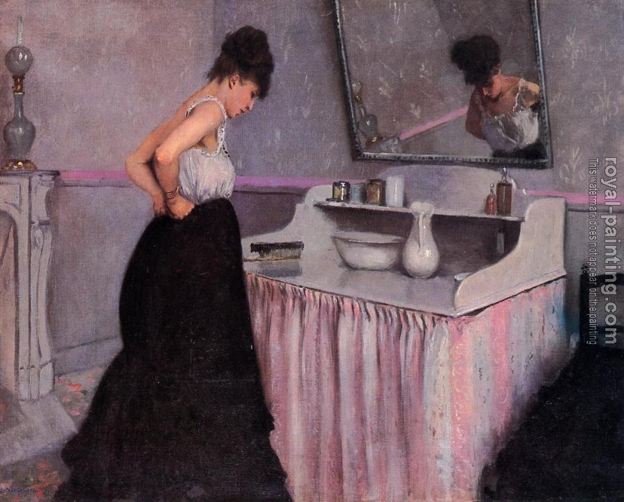 Gustave Caillebotte : Woman at a Dressing Table